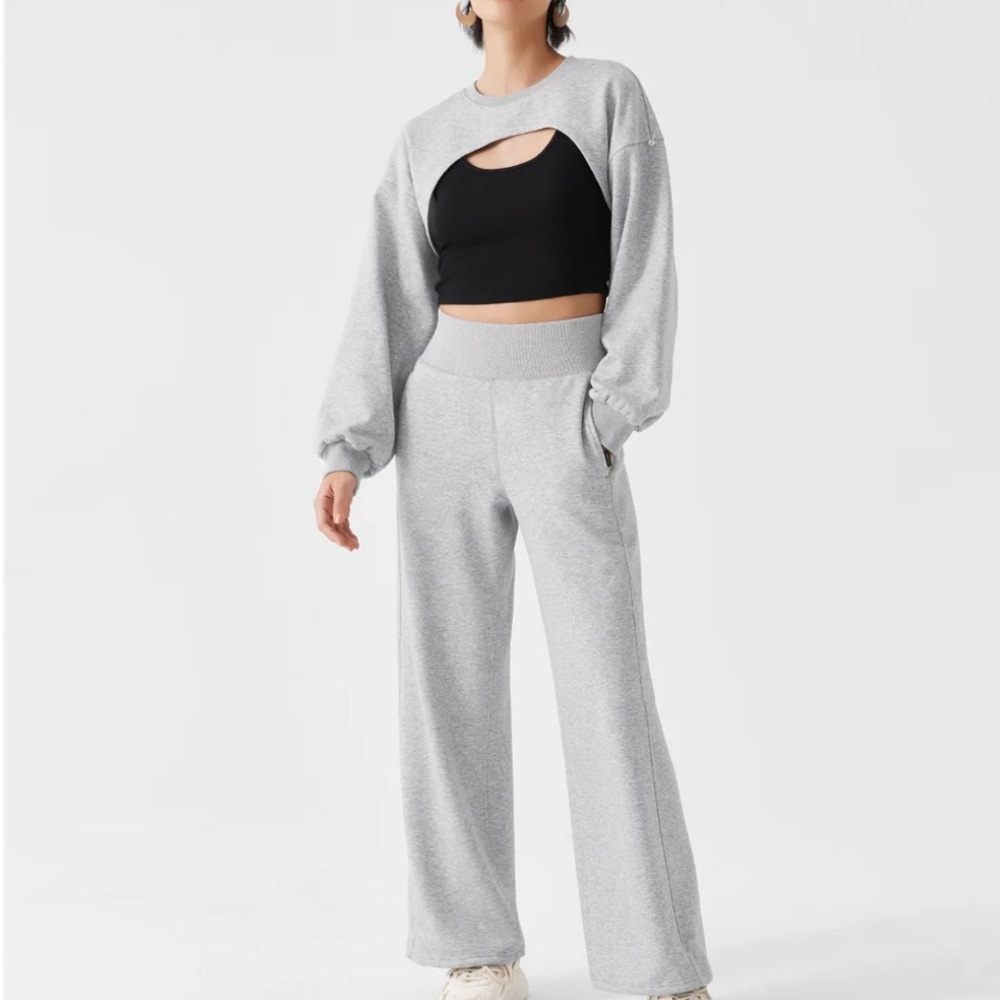 NWT SUPESU 6 Cubby Wide Leg Sweatpants US 18